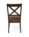 Dining Chairs Set Of 2, Brown ( USA ONLY 3 TO 5 DAYS SHIPPING)