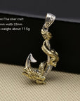 Anchor Pirate Hook Pendant   ( 3 TO 7 DAYS SHIPPING)