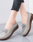 Summer Leather Breathable Women's Soft-soled Leather Shoes (3 to 7 days shipping)