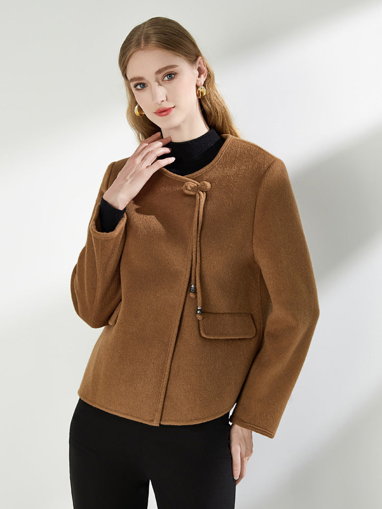 Women&#39;s Slim-fit Woolen jacket