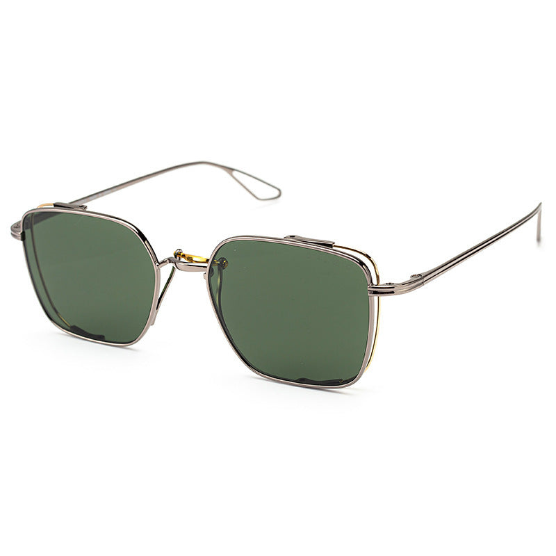 Metal Frame UV-proof Sunglasses