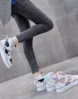 High Top White Shoes Women Flat Running Shoes Women