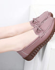 Summer Leather Breathable Women's Soft-soled Leather Shoes (3 to 7 days shipping)