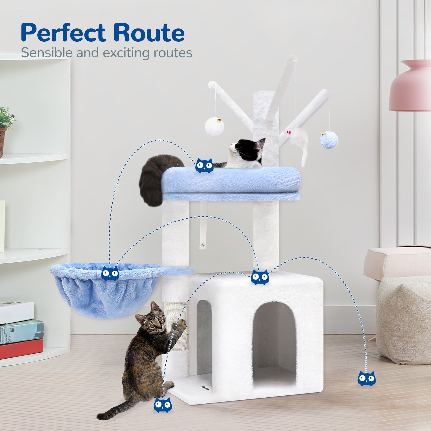 39 Inch Cat Climbing Frame ( USA ONLY + 3 TO 5 DAYS SHIPPING)