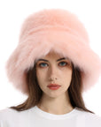 WOMEN'S Winter Warm Thickened Faux Fur Hat – Cozy Elegance with European Style