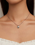 Love Necklace Men And Women Personality Sweet Cool Wind S925 Silver Clavicle Chain