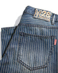 Men's Retro Loose Striped Jeans