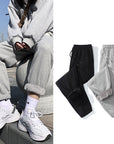 Women's Slim Loose Grey Sports Sweatpants