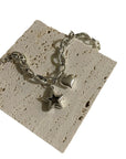 925 Sterling Silver Vintage Love Star  Bracelet