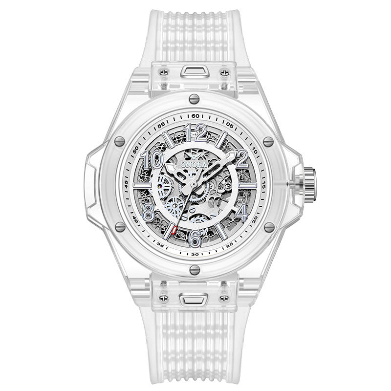 Automatic Mechanical Watch Men&#39;s Transparent