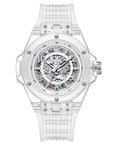 Automatic Mechanical Watch unisex Transparent