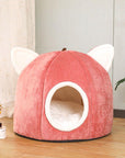 Winter Warm Fully Enclosed Cat Nest