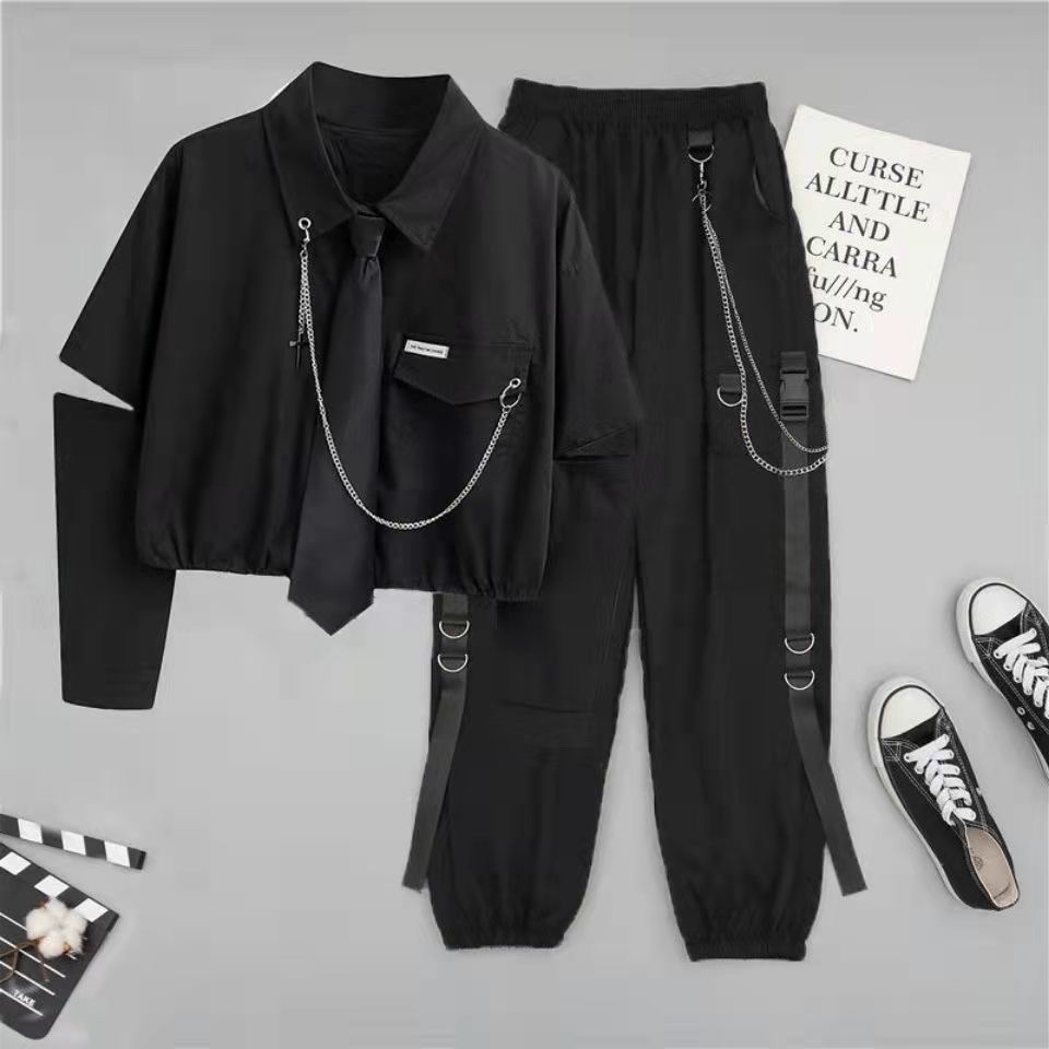 Women&#39;s Shirt &amp; Trouser Set - Princess Sleeve Two-Piece