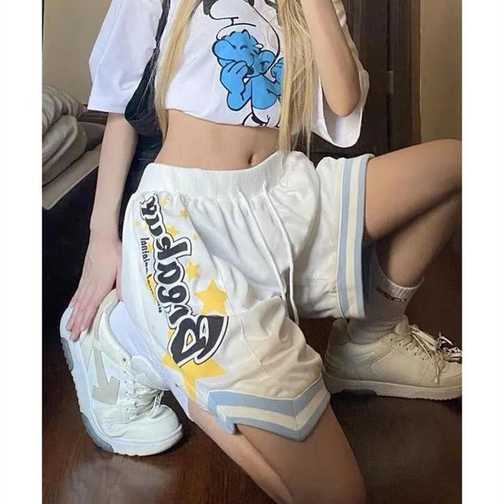 🏀 American Retro Basketball Shorts – Sporty Meets Streetwear