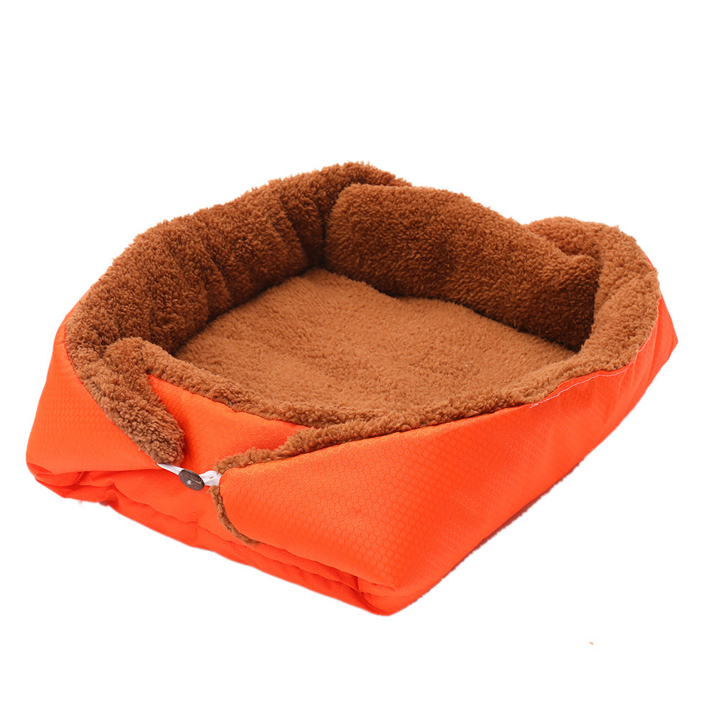 Pet Bed Mat New Pet Soft Dog Cat Blanket Fleece Cat Bed Mat Soft Warm Sleep Mat Cat Supplies Winter Foldable Pet Cushion