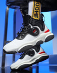Men’s High-Top Basketball Shoes – Shock Absorbing & Non-Slip Court Sneakers