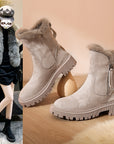 Trade Cotton-padded Shoes Fur Snow Boots Fleece-lined Casual Martin