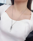 Pure Silver Bullet Clavicle Chain UNISEX