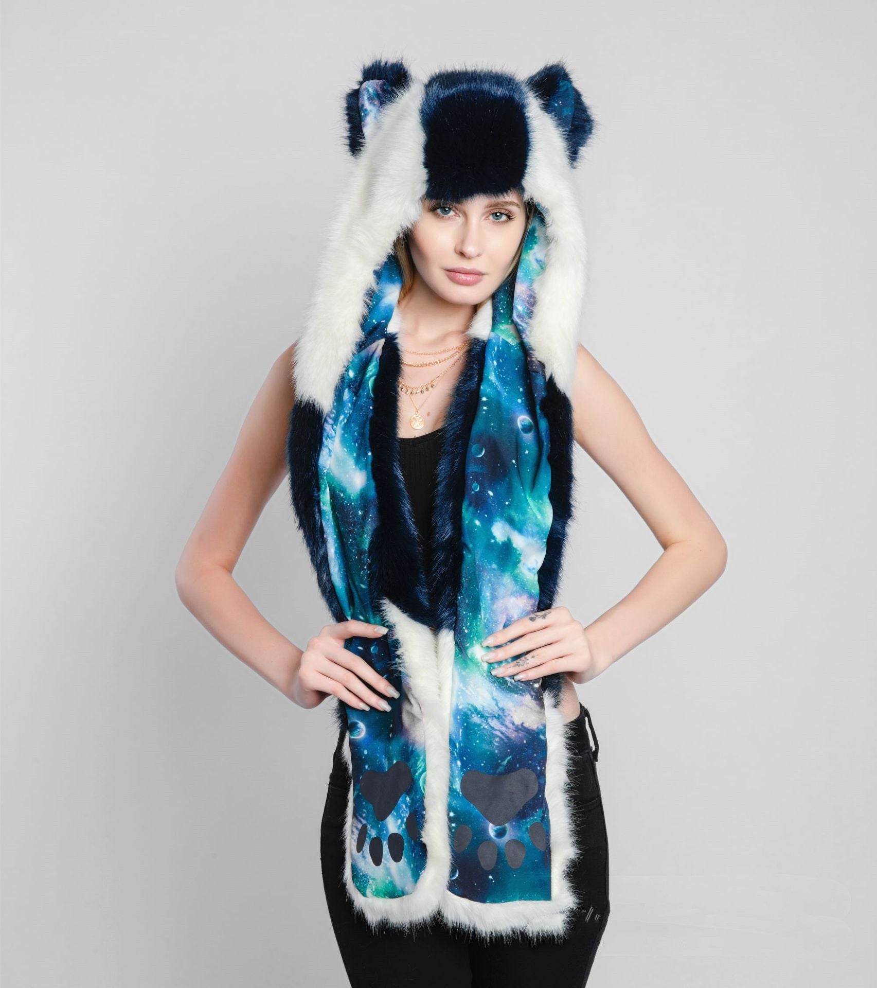 Cartoon Animal Hat Scarf Glove One