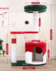 33 Inch Christmas Style Cat Climbing Frame  ( USA ONLY + 3 TO 5 DAYS SHIPPING)