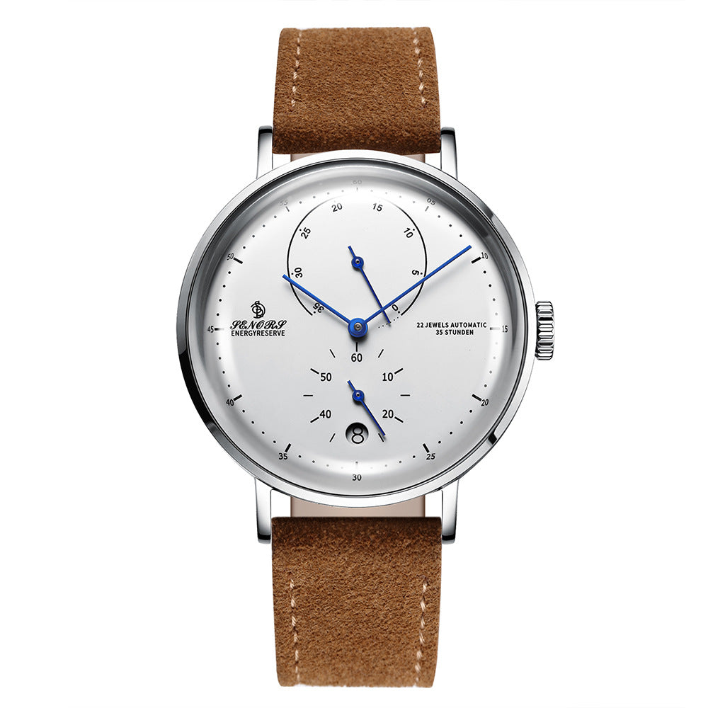 Men Automatic Mechanical Watch – MIYOTA Japan Movement 43mm Business Stainless Steel Waterproof Wristwatch