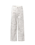 Men's Retro White Jeans