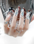 Personality Manicure Opening Ring SET WOMEN