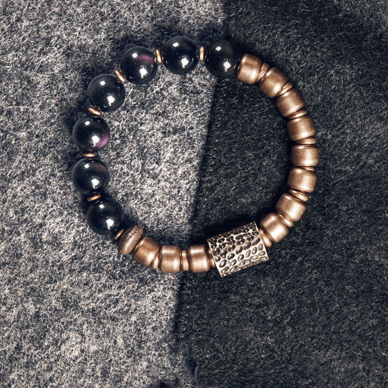 UNISEX Punk Rock Volcanic Stone Bracelet