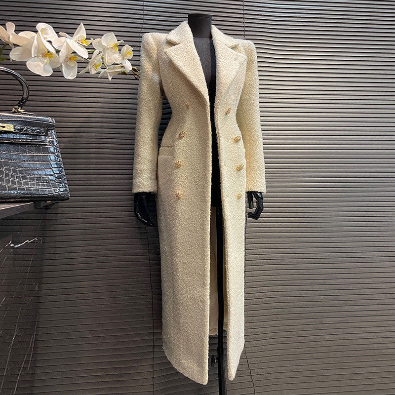 🧥 Women’s Woolen Temperament Coat – Urban Elegance with a Modern Personality