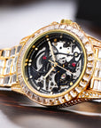 Full Bore Automatic Hollow Mechanical Men's Watch