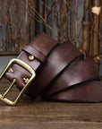 38CM Leather Belt Men's