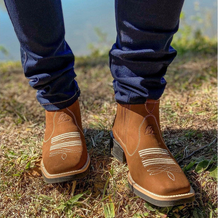 Vintage Suede Martin Boots Men