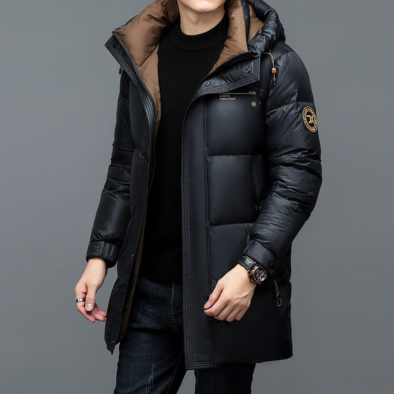 Men&#39;s Duck Down Warm Thick Coat