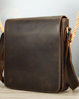 Men’s Genuine Horse Leather Crossbody Bag – Horse Leather Shoulder Bag