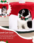 33 Inch Christmas Style Cat Climbing Frame  ( USA ONLY + 3 TO 5 DAYS SHIPPING)