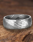 Men Curved  Tungsten steel Ring