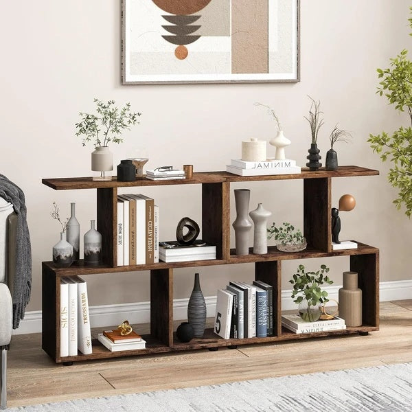 Transform Your Space With These Stylish 2-Tier Wooden Bookcases ( USA ONLY 3 TO 5 DAYS SHIPPING)