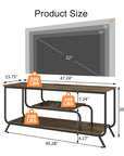 TV Cabinet With Power Socket And LED Lights ( USA ONLY + 3 TO 7 DAYS SHIPPING)