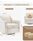 Rotating Decorative Chair ( USA ONLY + 3 TO 5 DAYS SHIPPING)