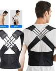 Adjustable Back Posture Belt Office Home Gym Unisex Improve Spine Clavicle Brace Posture Vest Back Posture Corrector Belt