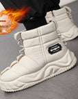 High-top Snow Boots Fur Men's Warm Slugged Bottom Cotton Shoes