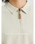 Mesh Waffle Lapel Polo Shirt T-shirt