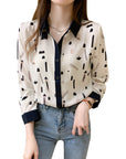 Chiffon Printed Shirt Women