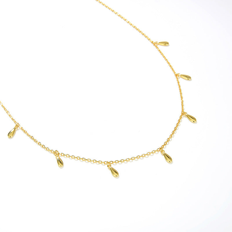 18K Gold High-grade Niche Necklace For Women (3 to 7 days shipping)