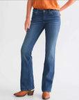 Women’s American-Design Slimming Skinny Jeans – High-Elastic Navy Blue Casual Denim Pants