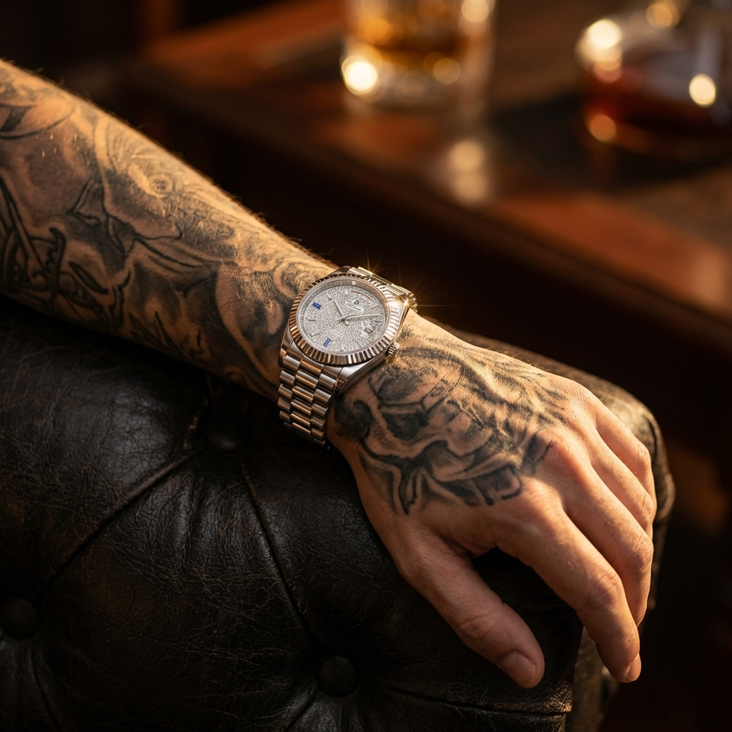 Men’s Automatic Calendar Watch – Stainless Steel Mechanical Timepiece with Day-Date Display, Mineral Crystal &amp; Waterproof Design