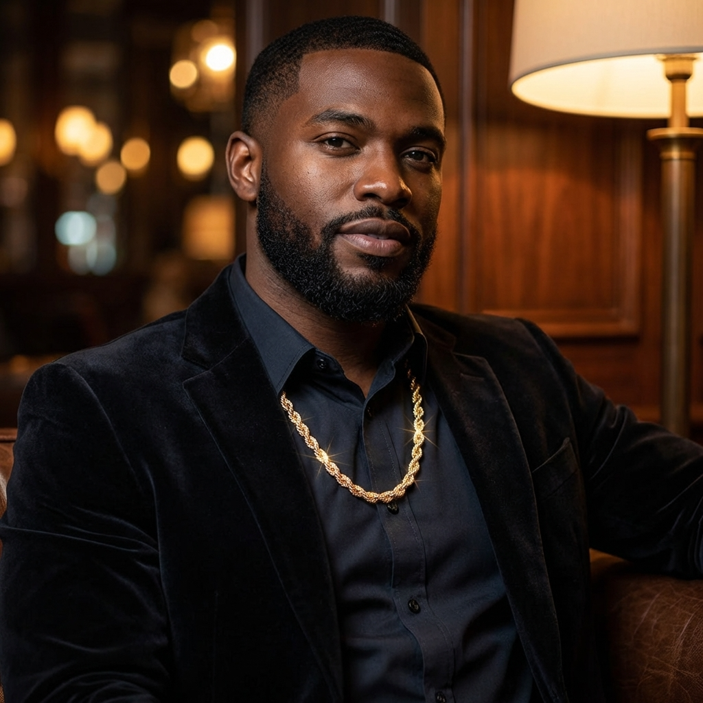 Men’s Hip-Hop Twist Chain Necklace – Geometric Diamond-Encrusted Chain with Thick Rope Design, Gold/Silver Finish &amp; Bold Street Style