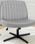 Cross-Legged Chair,No Wheels Armless Swivel Home Office Chair * ( USA ONLY 3 TO 5 DAYS SHIPPING)