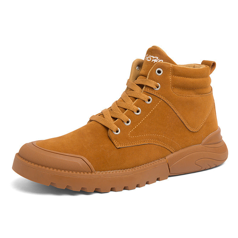 Ankle Boots Men Winter Warm Plush Shoes ( 3 to 7 Days shipping)