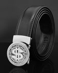 Belt Men's Leather Automatic Buckle